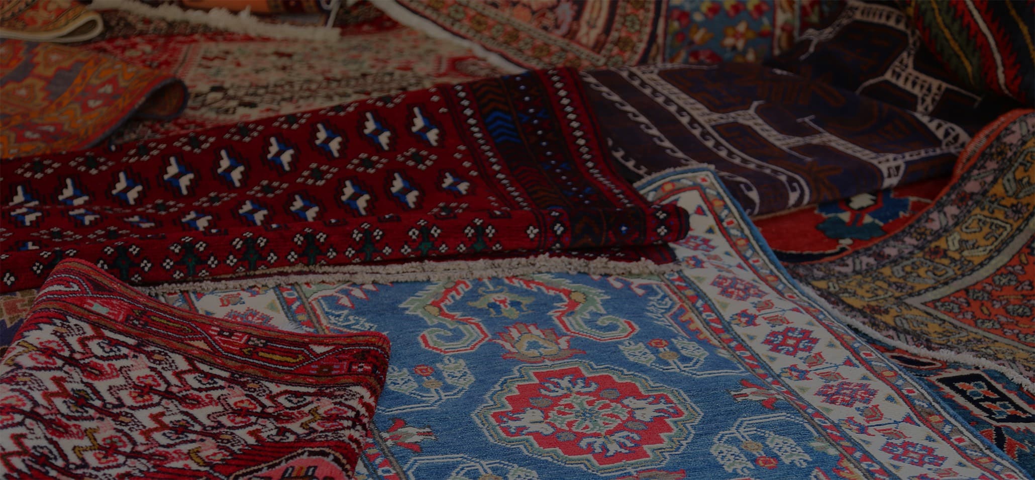 Oriental rug texture showing the weave that quality padding protects